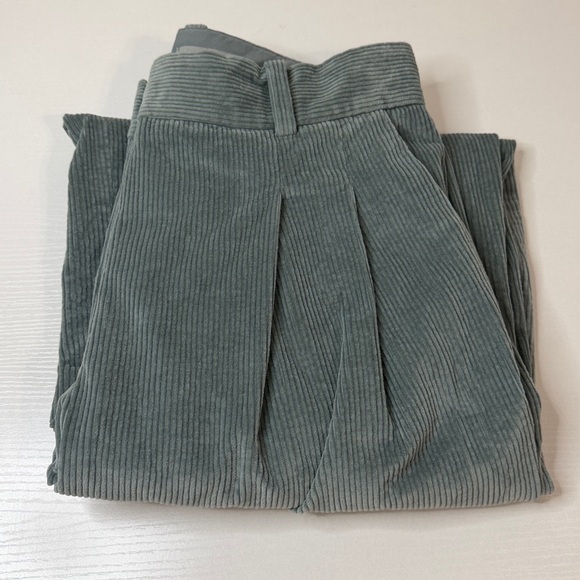 COS Wide-Leg Corduroy Pleated Trousers